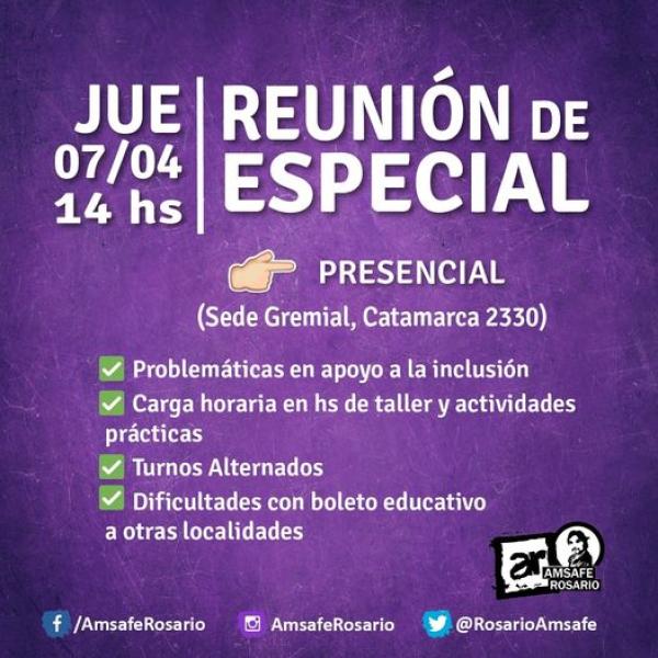 Reunión de Especial