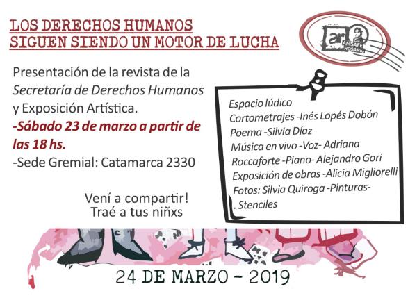 Presentación de Revista sobre el 24 de Marzo