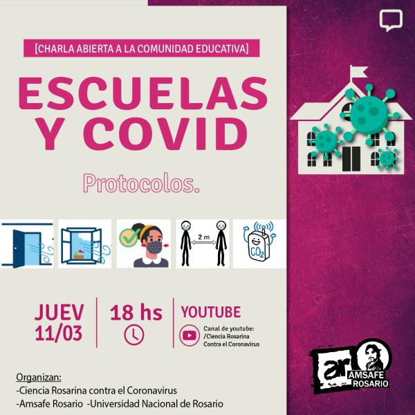 Charla Virtual: Escuelas y Covid