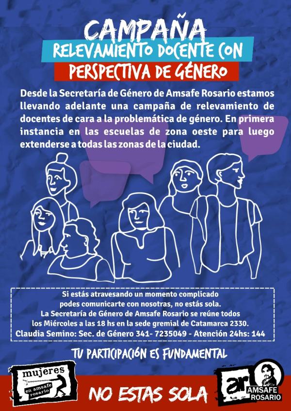 Campaña de relevamiento docente con perspectiva de género