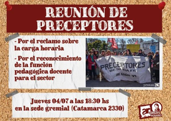 Reunión de Preceptores