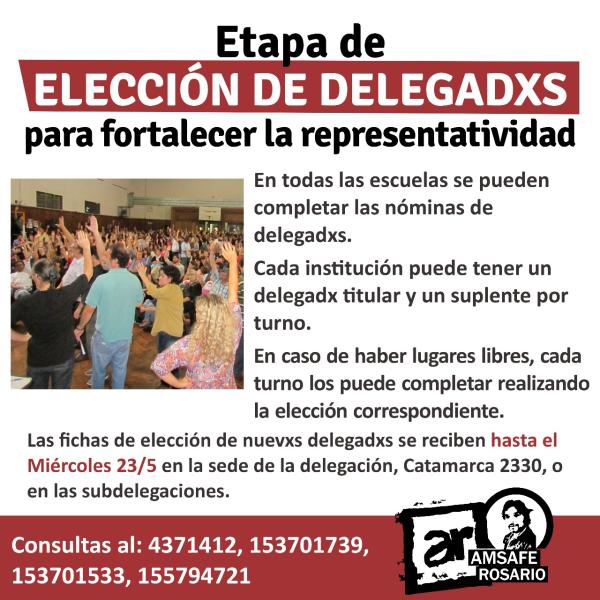 Etapa de elección de delegados