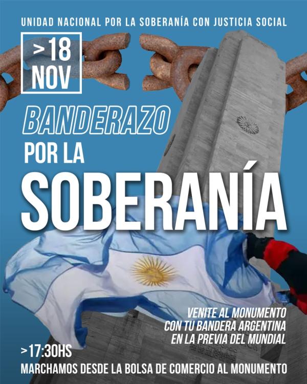 Banderazo por la Soberanía