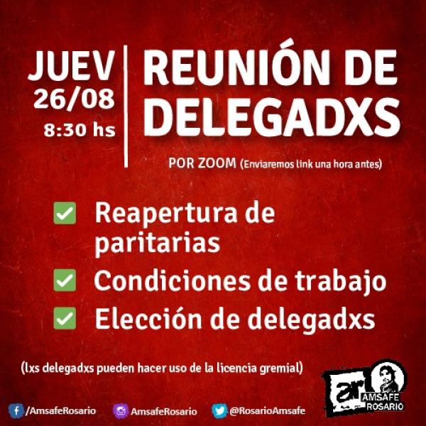 Reunión de Delegadxs