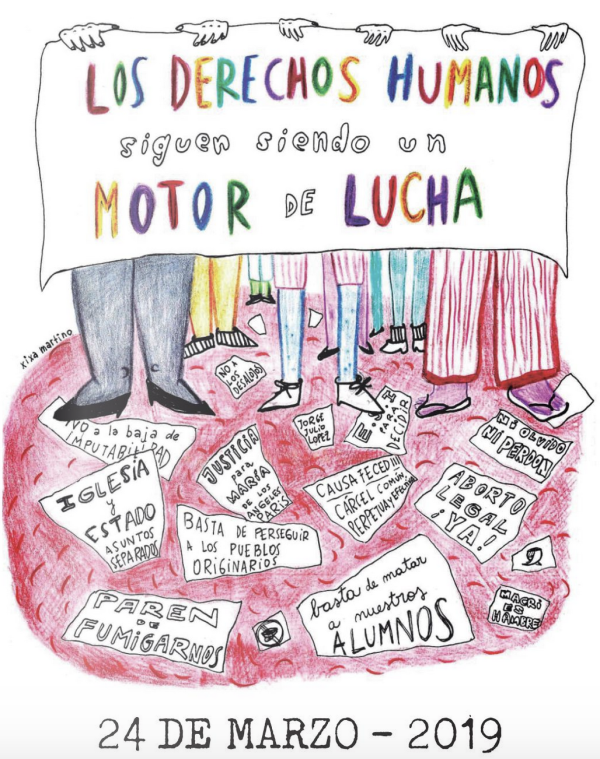 "Los derechos humanos siguen siendo un motor de lucha"