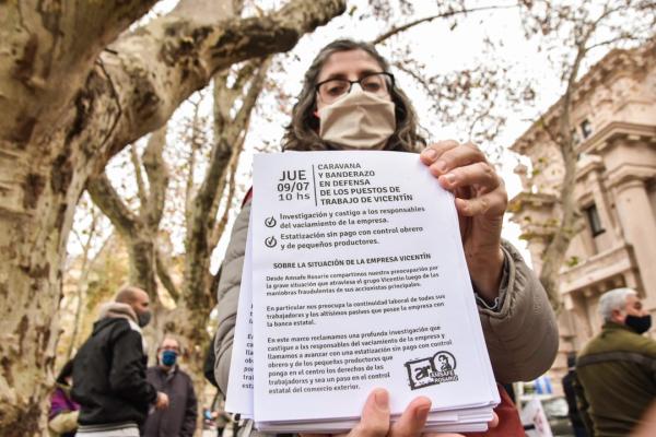 Caravana y Banderazo en Defensa de los puestos de trabajo de Vicentín