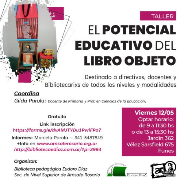 TALLER: EL POTENCIAL EDUCATIVO DEL LIBRO OBJETO EN FUNES