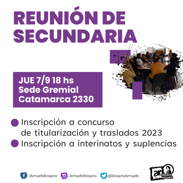 Reunión de Secundaria