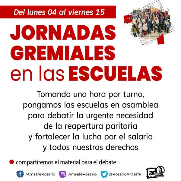 Jornadas Gremiales en las Escuelas