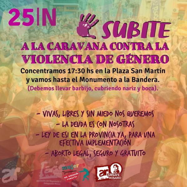 25N: Caravana Contra la Violencia de Género