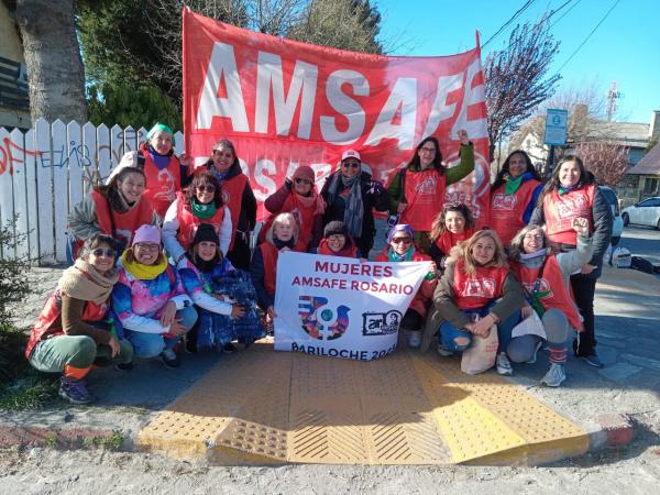 Amsafe Rosario en el 36º Encuentro Plurinacional de Mujeres, Lesbianas,Travestis, Trans, Bisexuales, Intersexuales y No Binaries 2023