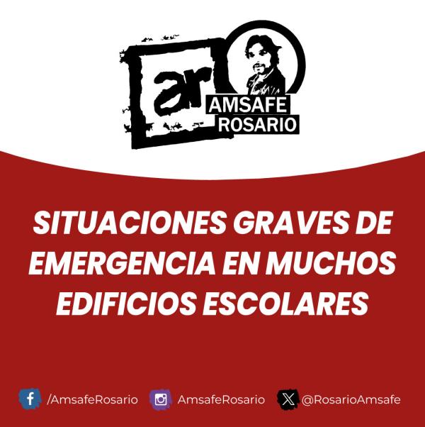 Situaciones graves de emergencia en muchos edificios escolares