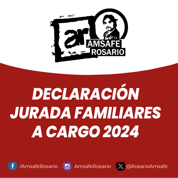 Declaración Jurada Familiares a Cargo 2024