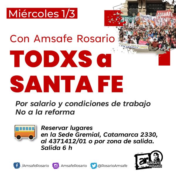 1/03: Todxs a Santa Fe con Amsafe Rosario.