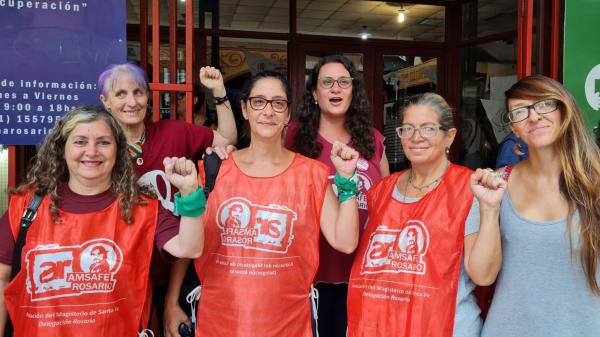 Conferencia de prensa en el Día Internacional de la Mujer y las Disidencias Trabajadoras