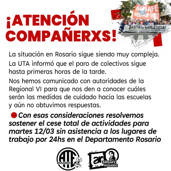 Atención Compañerxs!