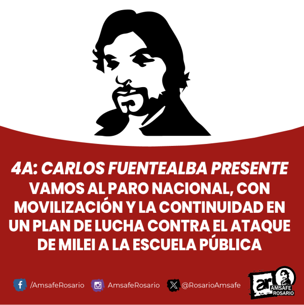 4 de abril: ¡Carlos Fuentealba Presente!