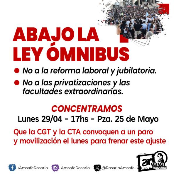 Abajo la ley ómnibus