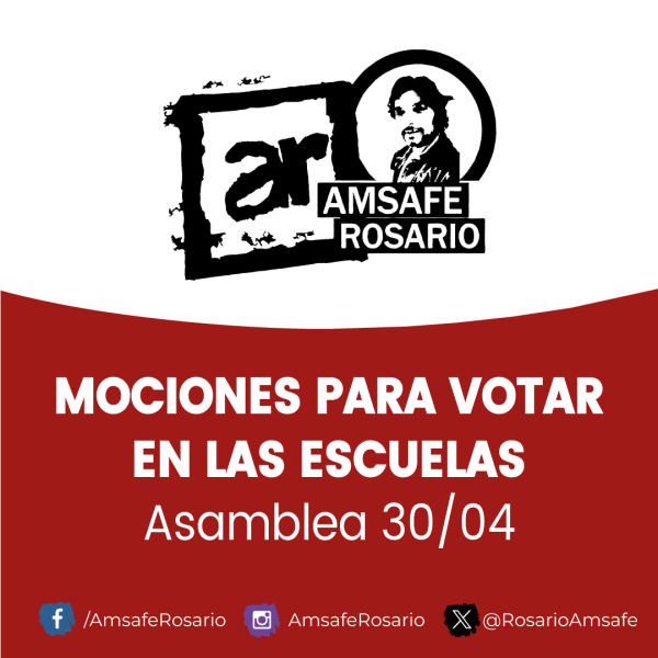 MOCIONES PARA VOTAR EN LAS ESCUELAS