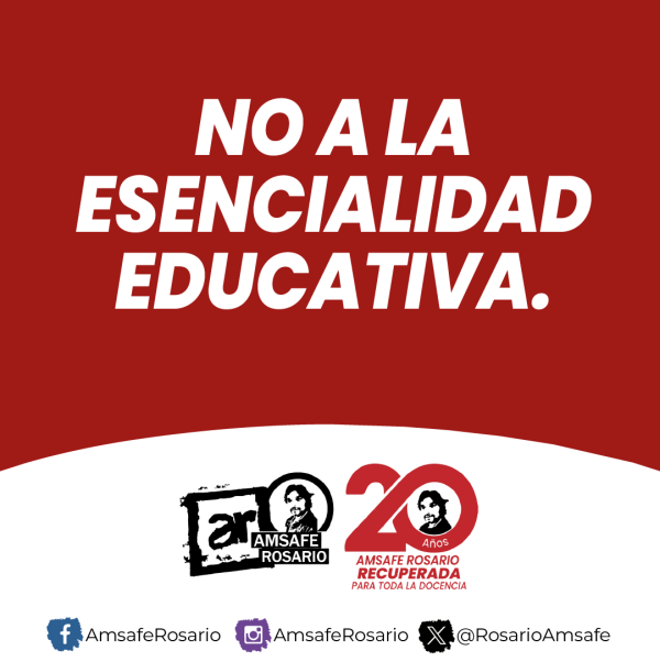 No a la Esencialidad Educativa.