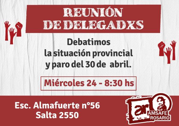 Reunión de delegadxs