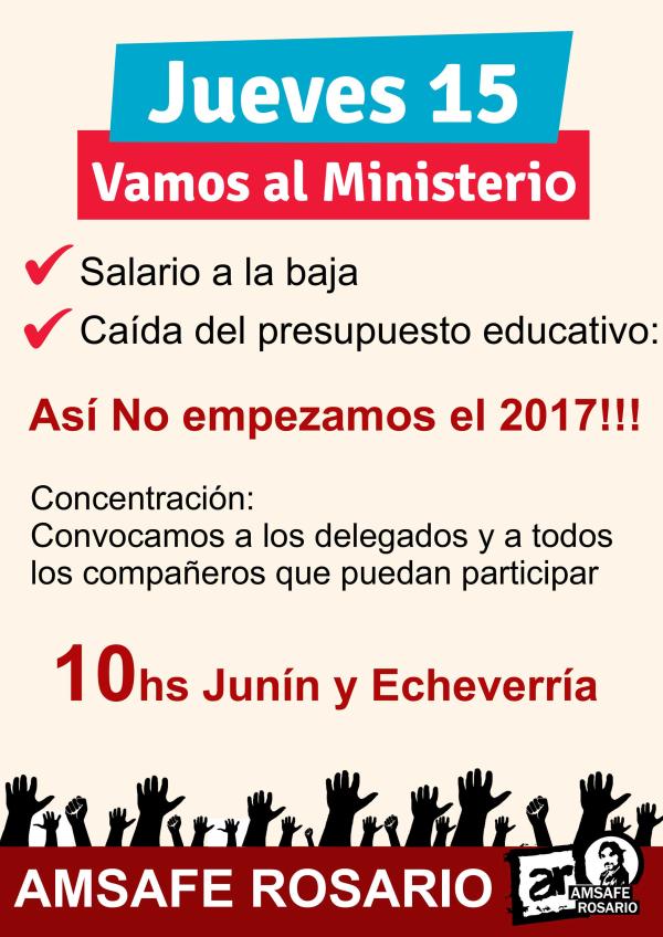 Jueves 15 Vamos al Ministerio