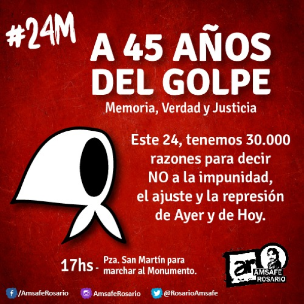 #24M: 45 años del Golpe