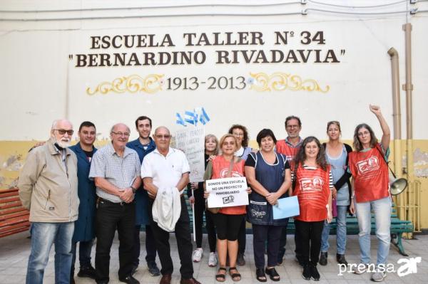 Volvemos a reclamar la expropiación del edificio donde funciona el Taller 34 “Bernardino Rivadavia”