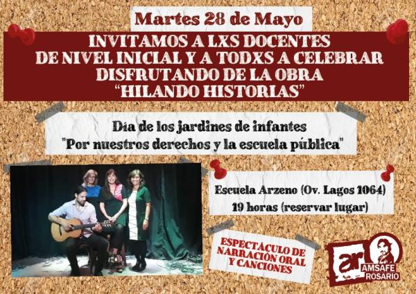 Día de los jardines: Invitación a Obra “Hilando Historias”.