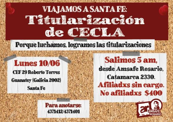 Información concurso de titularización de Formación Profesional y Capacitación Laboral