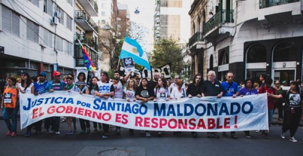Otra multitudinaria marcha por Justicia por Santiago Maldonado