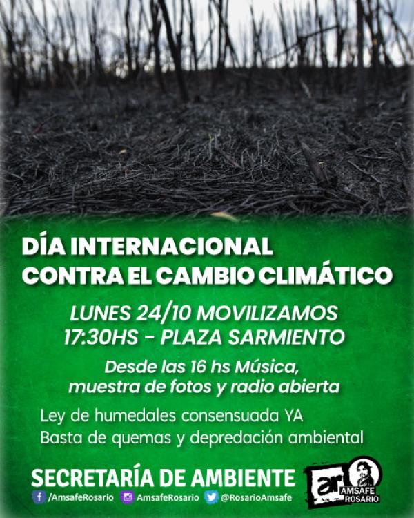 Acción en el día internacional contra el cambio climático