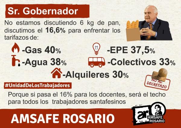 Amsafe Rosario frente a las lamentables declaraciones del Gobernador Lifschtiz