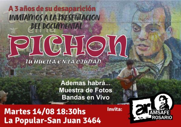 Presentación de documental sobre Pichón Escobar.
