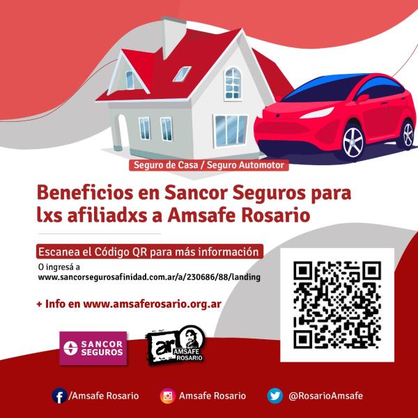 Beneficios para Afiliadxs a Amsafe Rosario