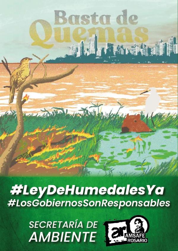 Basta de quemas y depredación ambiental.