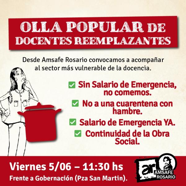 Olla Popular de Docentes Reemplazantes