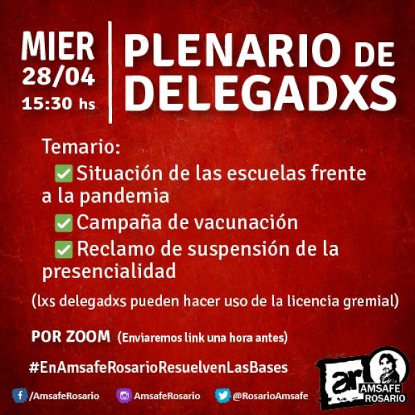 Plenario de Delegadxs