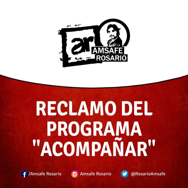 Reclamo del programa "Acompañar"