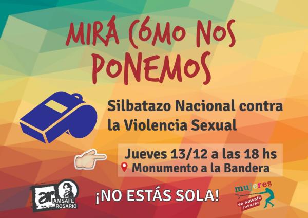 Silbatazo Nacional contra la Violencia Sexual