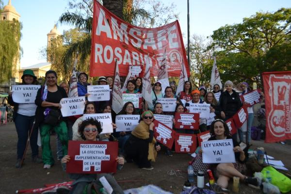 Amsafe Rosario en el 35° Encuentro Plurinacional de Mujeres, lesbianas. Trans, Travestis, Bisexuales, Intersexuales y No Binaries