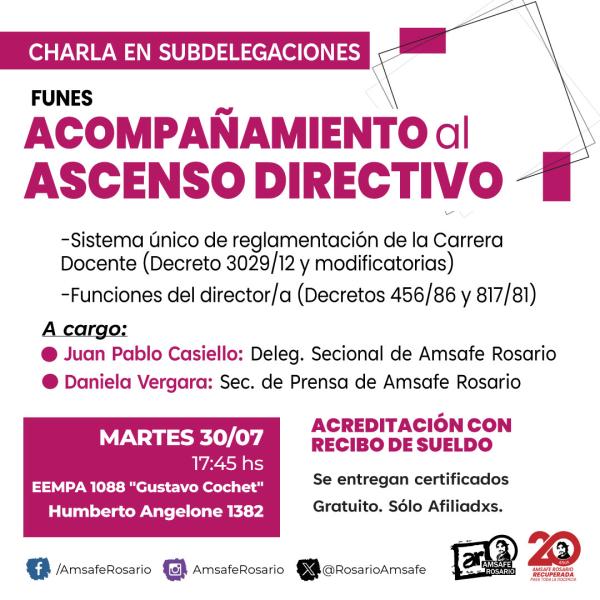 CHARLA: ACOMPAÑAMIENTO AL ASCENSO DIRECTIVO EN FUNES