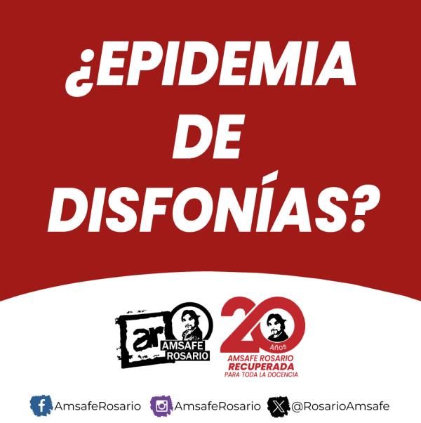 ¿Epidemia de Disfonías?