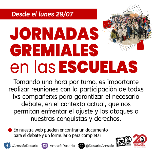 Jornadas Gremiales en las Escuelas