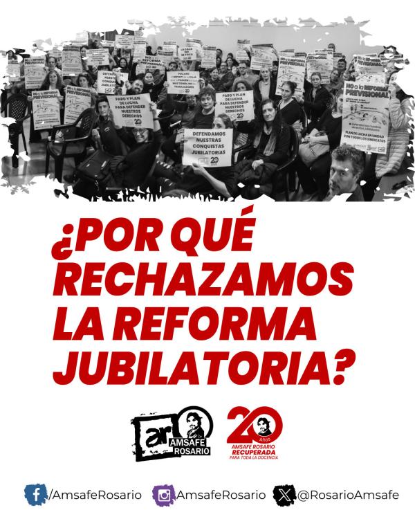 No a la reforma previsional