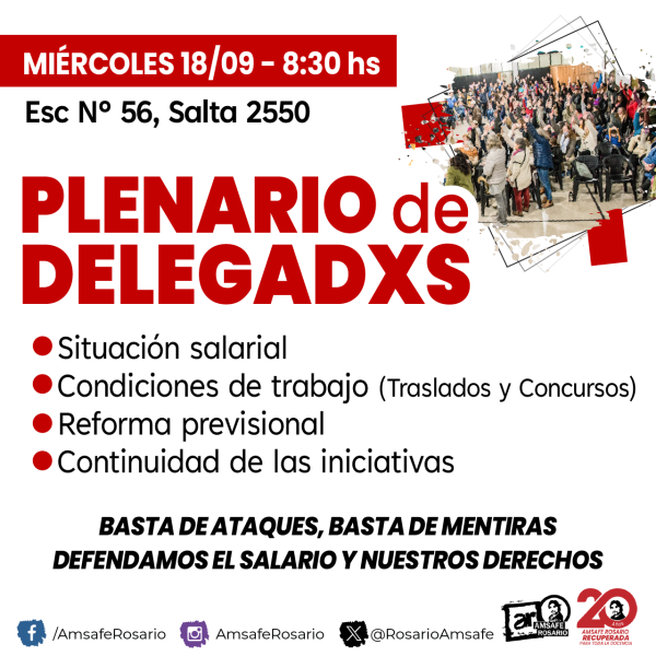 Plenario de delegadxs