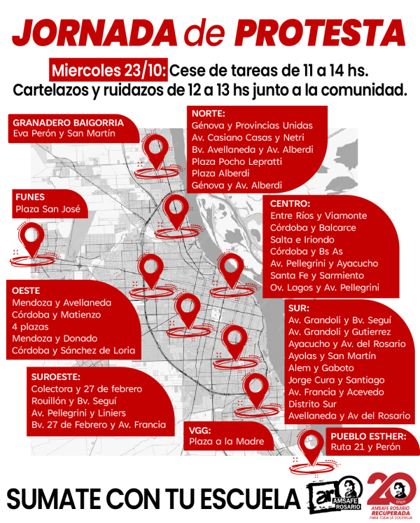 Jornada provincial de lucha por el salario y todos nuestros derechos