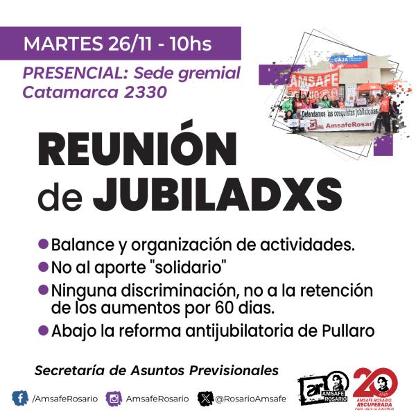 Reunión de Jubiladxs