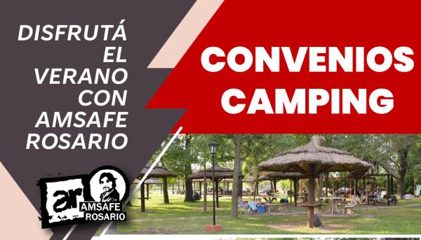 Convenios de Camping Amsafe Rosario 2025: