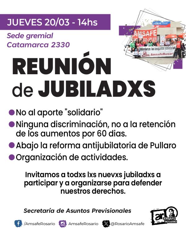 Reunión de jubiladxs